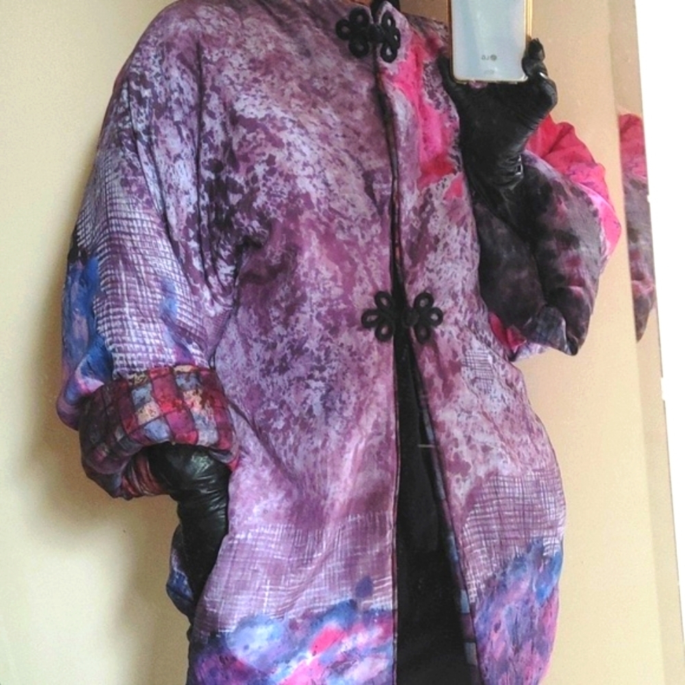 Silk Wearable Art Cocoon Jacket